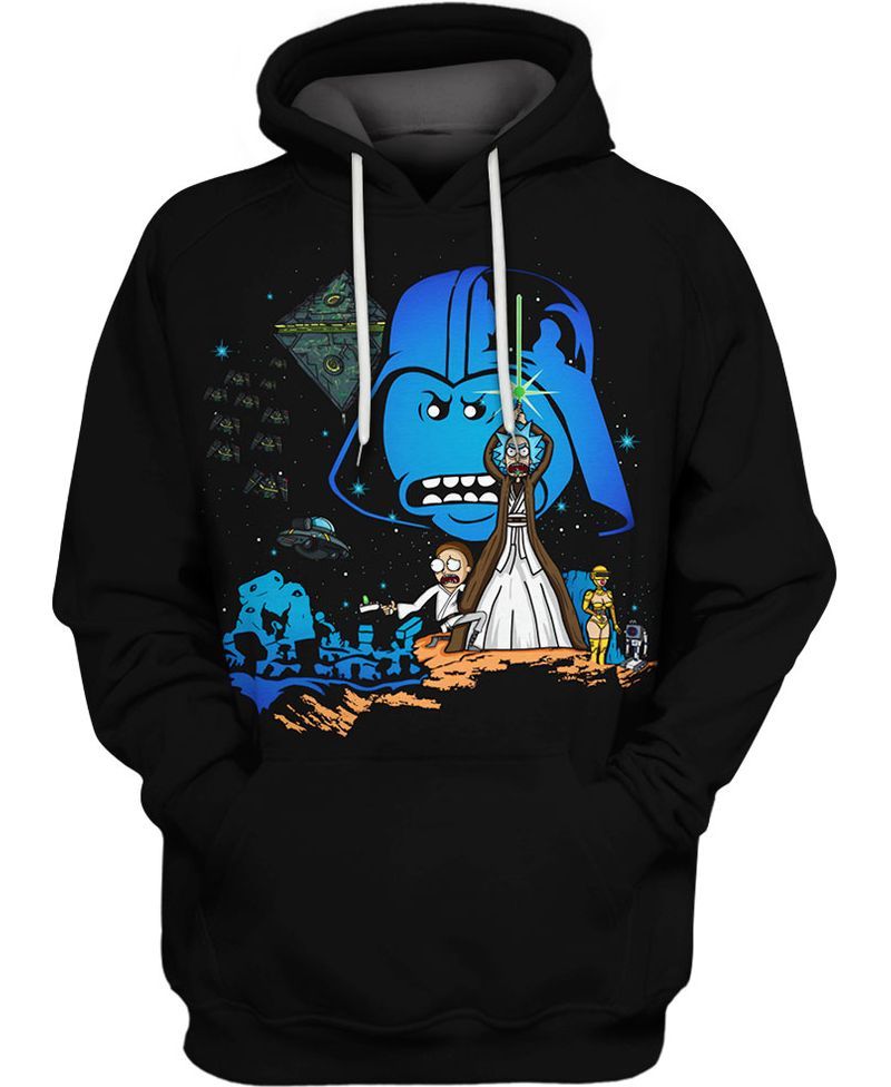 123buystore Rick Wars 3D Hoodie Zip Hoodie For Man And Woman G95