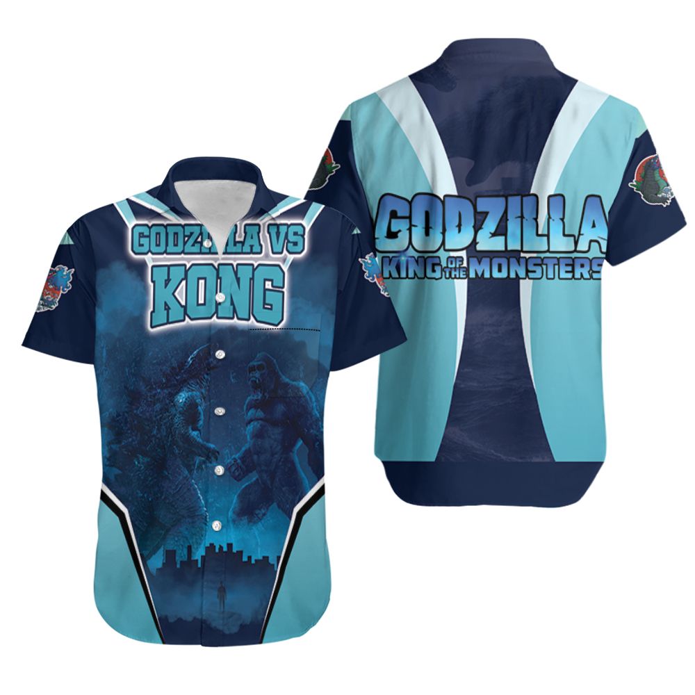 Godzilla Vs Kong Whos The King Monster Godzilla vs Kong Hawaiian Shirt