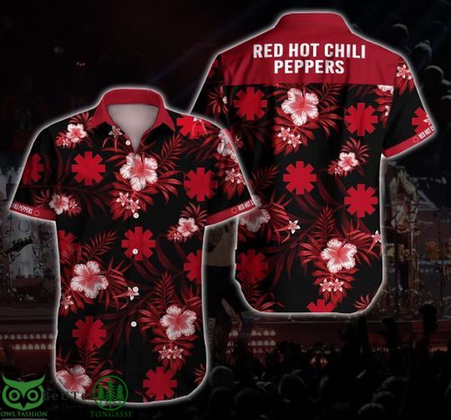Red Hot Chili Peppers Red Hawaiian Shirt Angelidecor is an online