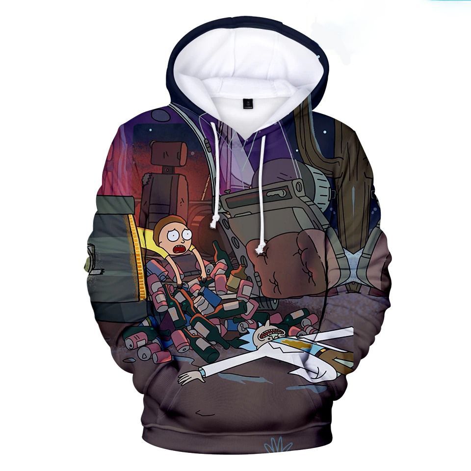 Rick And Morty Gift For Men And Women 7 Over Print 3D Hoodie Zip Hoodie Y97